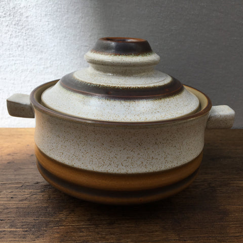Denby Potters Wheel Rust Lidded Soup Dish