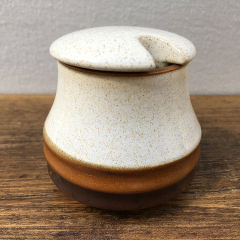 Denby Potters Wheel (Rust) Mustard Pot