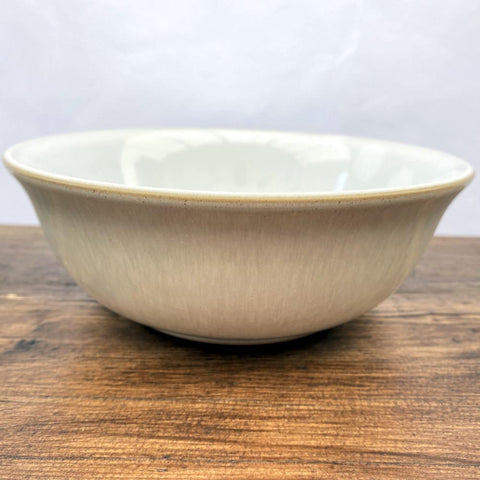 Denby Linen Cereal/Soup Bowl, White Inside