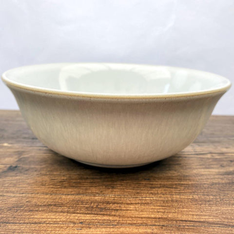 Denby Linen Cereal/Soup Bowl, White Inside