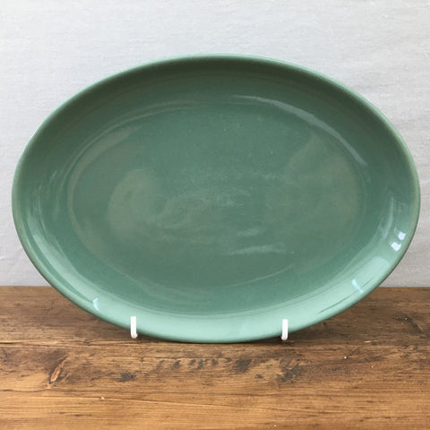Denby Manor Green Oval Tea Plate