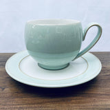 Denby Pure Green Breakfast Cup & Saucer
