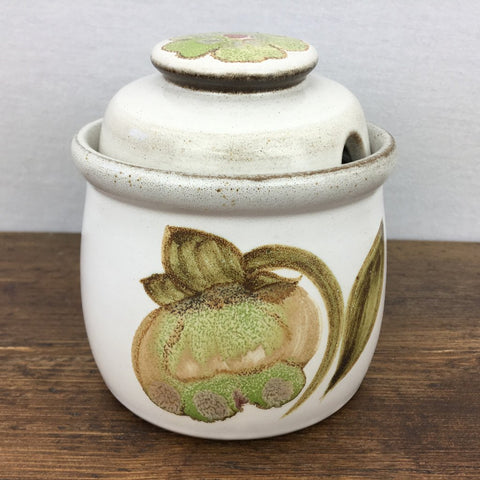 Denby Troubador Lidded Jam/Sugar Pot