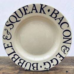 Emma Bridgewater Black Toast Dinner Plate - Bubble & Squeak