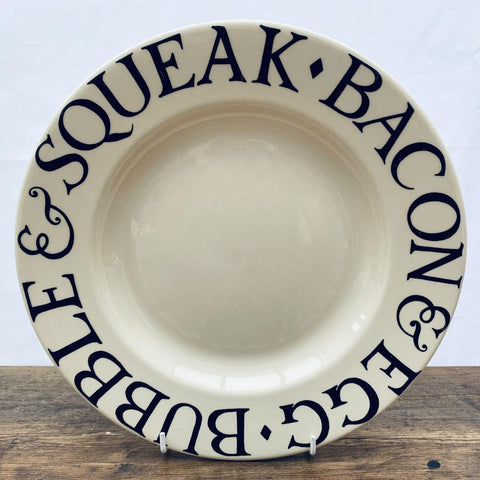 Emma Bridgewater Black Toast Dinner Plate - Bubble & Squeak