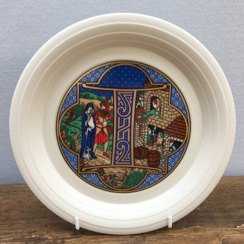 Hornsea Pottery Christmas Plate - Letter 'I' 1982