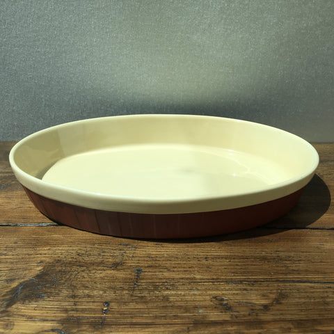 Hornsea Cinnamon Oval Roasting Dish
