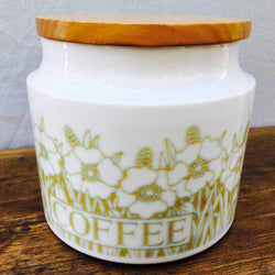 Hornsea Fleur Green Coffee Storage Jar