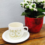 Hornsea Fleur (Green) Tea Cup & Saucer