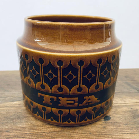 Hornsea Heirloom Autumnal Brown Storage Jar (Small) - Tea - No Lid