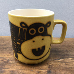 Hornsea "Mugs - Divers - Newsprint Jungle" Mug - Hippopotame