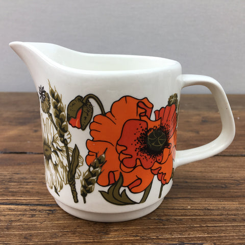 J & G Meakin Poppy Milk Jug