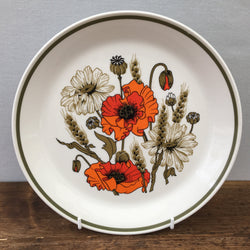 J & G Meakin "Poppy" Breakfast/Salad Plate (Narrow Rim)