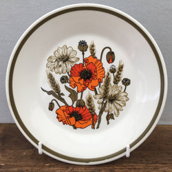 J & G Meakin Poppy Tea Plate (Wide Rim)