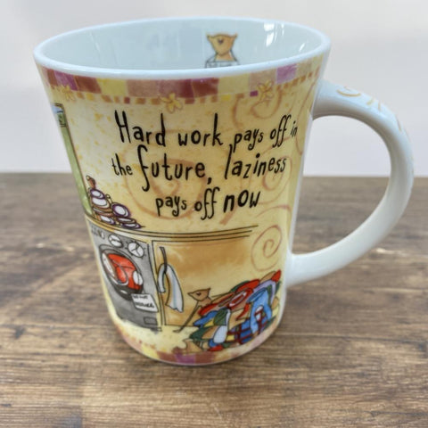 Johnson Bros Born To Shop Mug - Hard work pays off