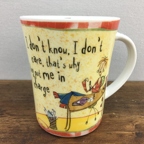 Johnson Bros Born To Shop Mug - I don't know, I don't care