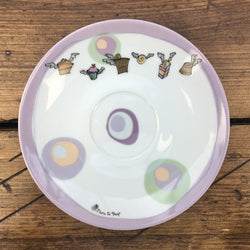 Johnson Bros Born To Shop Breakfast Saucer - Dieting is wishful thinking