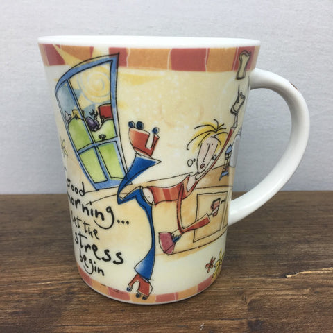 Johnson Brothers „Born To Shop“ Tasse (Guten Morgen, lass den Stress beginnen...)