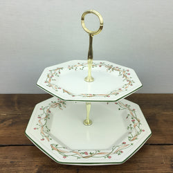 Johnson Brothers Eternal Beau Two Tier Cake Stand