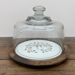 Johnson Bros Eternal Beau Domed Glass Cheese Dish