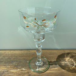 Johnson Bros Eternal Beau Sundae Glass - Green Trim