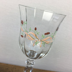 Johnson Bros Eternal Beau Wine Glass (Green Trim)