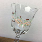 Johnson Bros Eternal Beau Wine Glass (Green Trim)