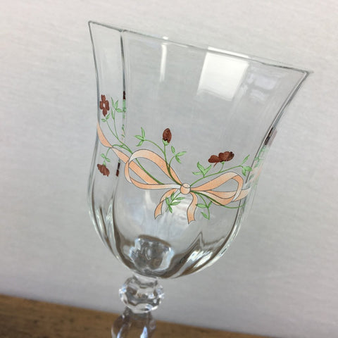 Johnson Bros Eternal Beau Wine Glass (Green Trim)