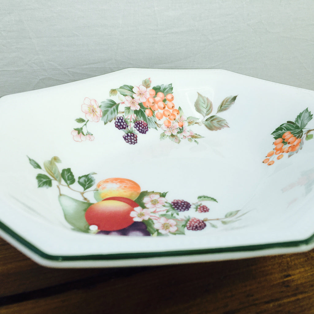 Johnson Bros Fresh Fruit Oval Vegetable Serving Dish MrPottery