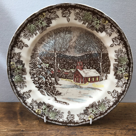 Johnson Bros The Friendly Village Dinner Plate - The School House