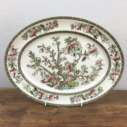 Johnson Bros Indian Tree Oval Platter, 12"