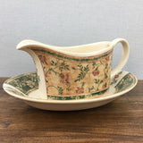 Johnson Bros McBaine Gravy Boat & Stand