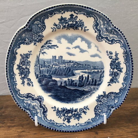 Johnson Bros Teeteller „Old Britain Castles (Blau)“.