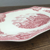 Johnson Bros Old Britain Castles Pink Sandwich Tray