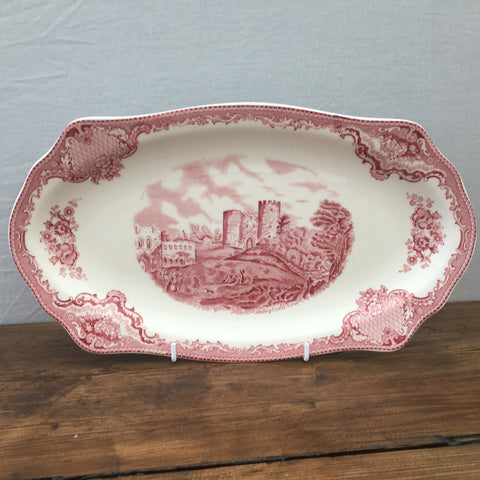 Johnson Bros Old Britain Castles Pink Sandwich Serving Plate