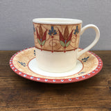 Johnson Bros Papyrus Coffee Cup & Saucer