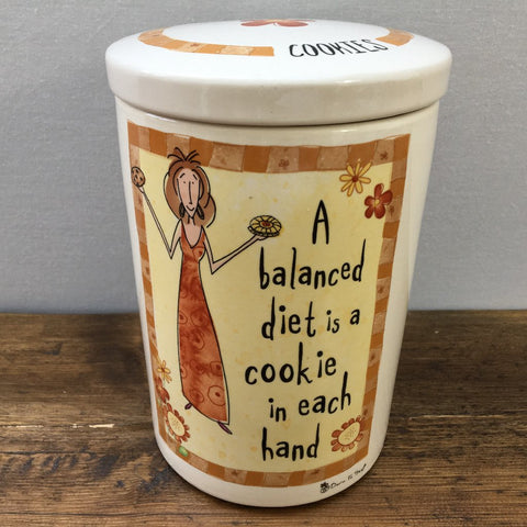 Johnson Bros Born To Shop Cookie Jar