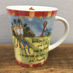 Johnson Brothers Born To Shop Mug - the woman who knows