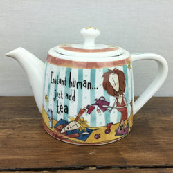 Johnson Brothers Born To Shop Teapot (Instant human, just add tea)