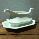 Johnson Bros Heritage Gravy Boat & Stand
