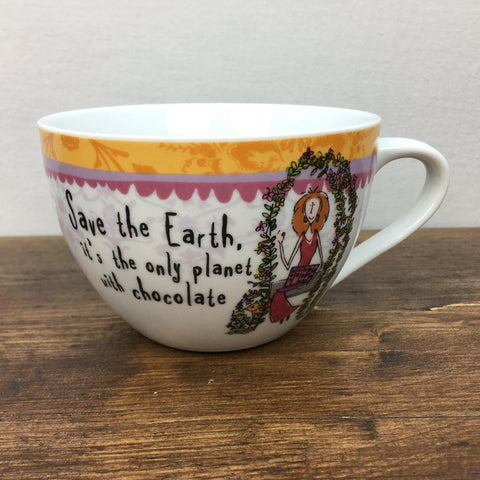Johnson Brothers Born To Shop Breakfast Cup - Save the Earth