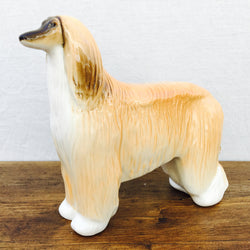 Lomonosov Afgan Hound with USSR backstamp