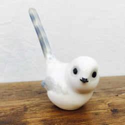 Lomonosov Long Tailed Tomtit Titmouse, USSR Backstamp