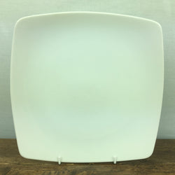 M & S Andante Square Dinner Plate, White