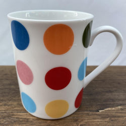 M & S Multicoloured Spotty Mug