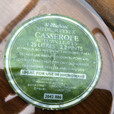 Marks & Spencer Autumn Leaves Pyrex Casserole