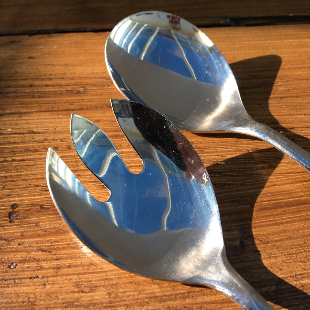 Marks & Spencer "Autumn Leaves" Salad Servers MrPottery