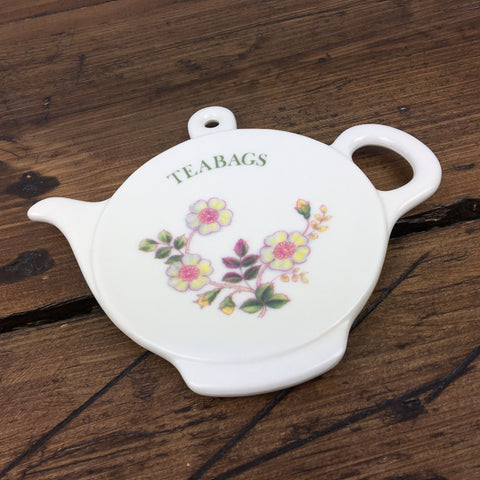 Marks & Spence Autumn Leaves Tea Bag Holder (Melamine)
