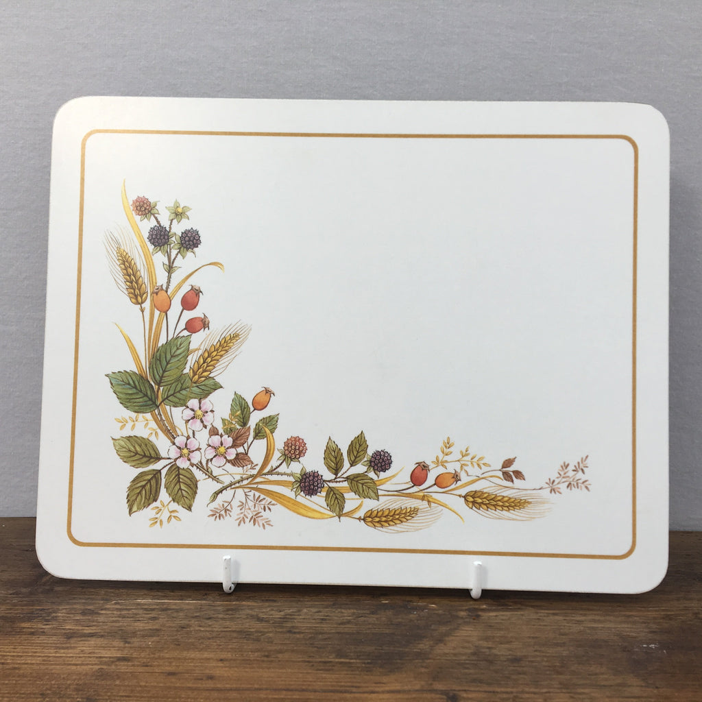 Marks & Spencer "Harvest" Place Mat (Cork) MrPottery