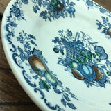 Masons Fruit Basket (Blue) Giant Saucer